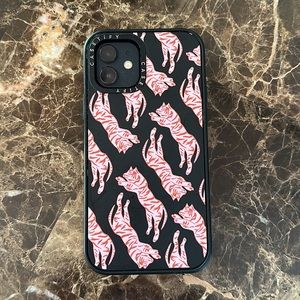 Casetify pink tiger phone case